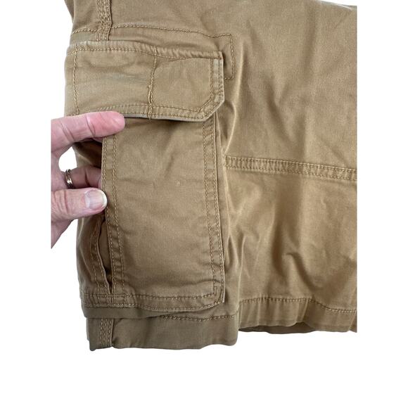 Goodfellow & Co Men's Cargo Shorts Tan Khaki Sz 40 Flat Front Casual 11" inseam - Picture 13 of 13